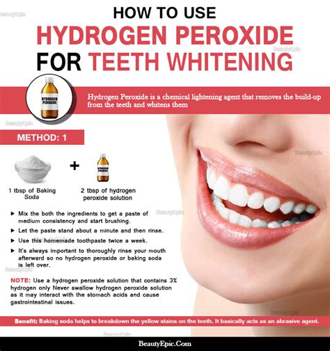 Is hydrogen peroxide safe for teeth?