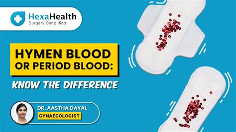 Is hymen blood different from period blood?