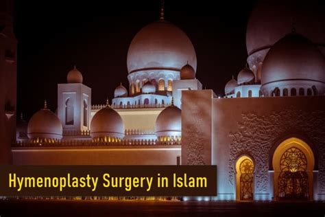 Is hymenoplasty allowed in Islam?