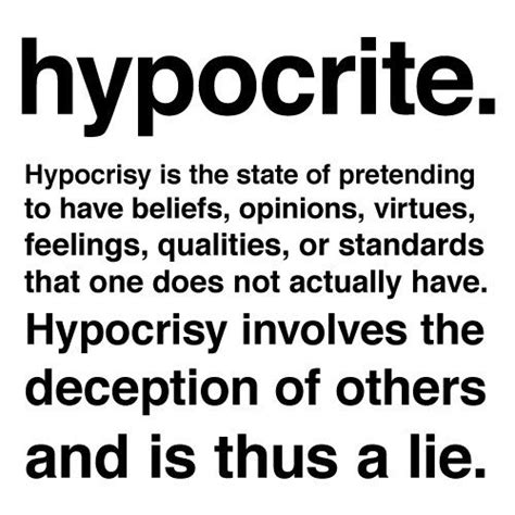 Is hypocrisy narcissism?