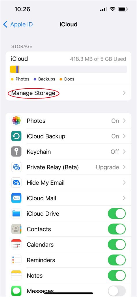 Is iCloud storage per device or account?