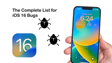 Is iOS 16 a bug?