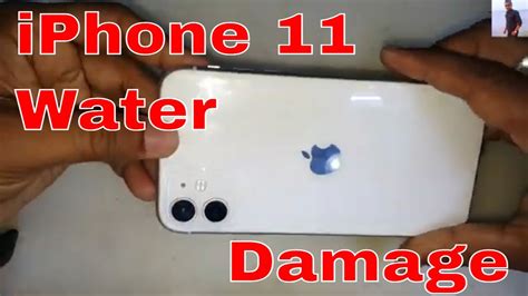 Is iPhone 11 covered for water damage?