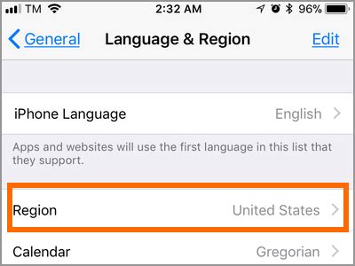 Is iPhone region important?