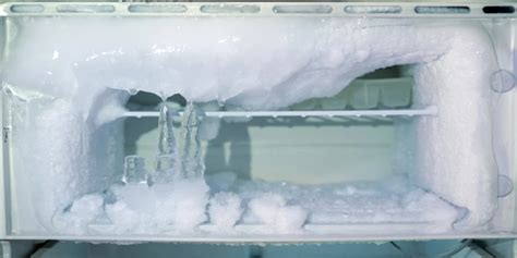 Is ice build up in fridge bad?