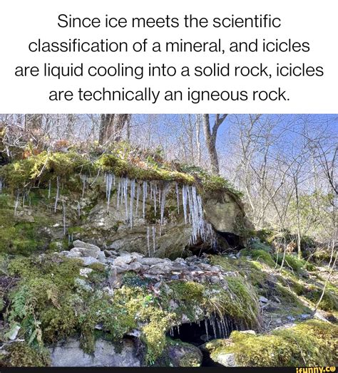 Is ice technically a rock?