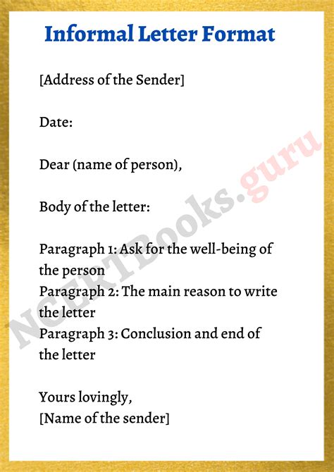 Is informal letter an official letter?