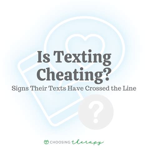 Is innocent texting cheating?