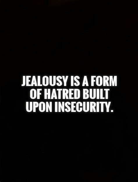 Is insecurity a form of jealousy?