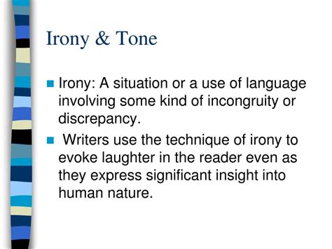Is ironic a tone?
