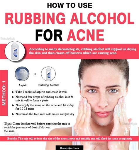 Is isopropyl alcohol good for acne?
