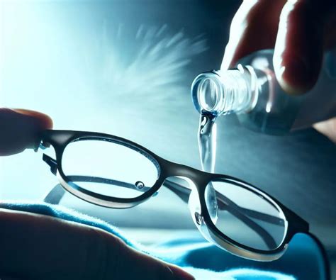 Is isopropyl alcohol safe to use on eyeglasses?