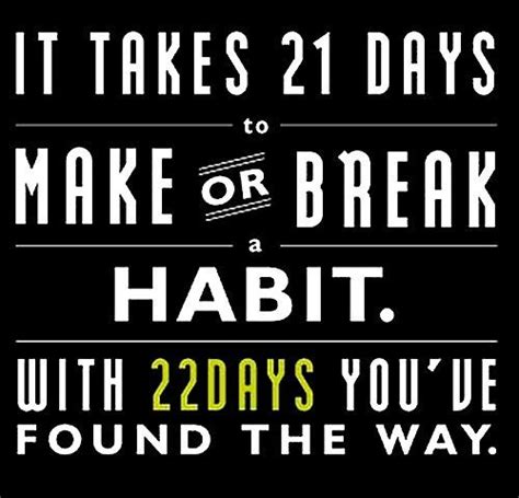 Is it 21 or 28 days to break a habit?
