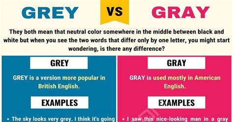 Is it GREY or gray?