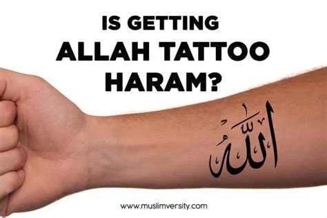 Is it Haram to have a non permanent tattoo?