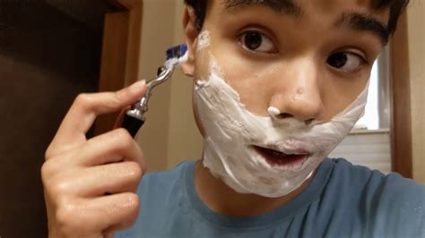 Is it OK for a 14 year old boy to shave?