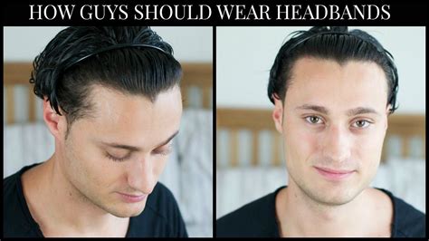 Is it OK for guys to wear headbands?