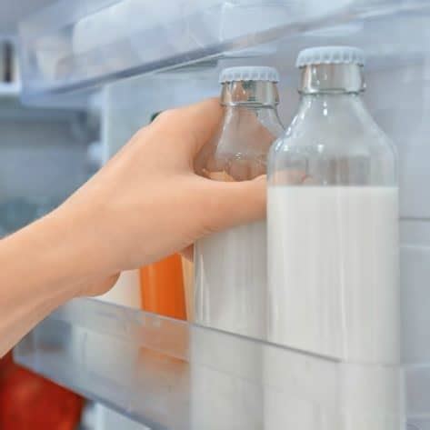 Is it OK if my milk freezes in the fridge?