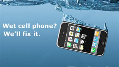 Is it OK if your phone gets wet?
