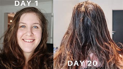 Is it OK not to wash your hair for months?