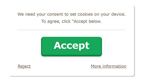 Is it OK to accept cookies?