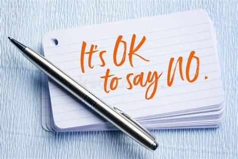 Is it OK to always say no?