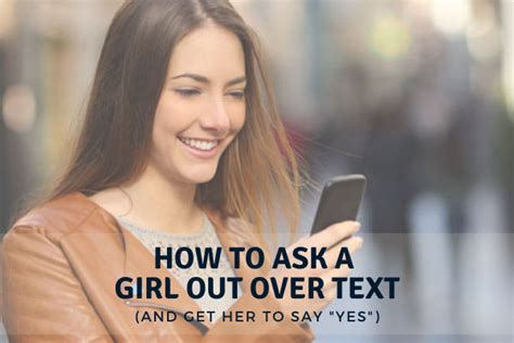 Is it OK to ask a girl out over text?