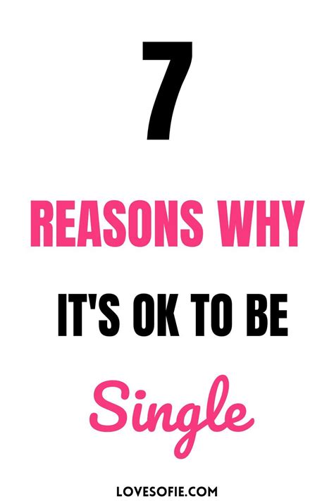 Is it OK to be single for years?