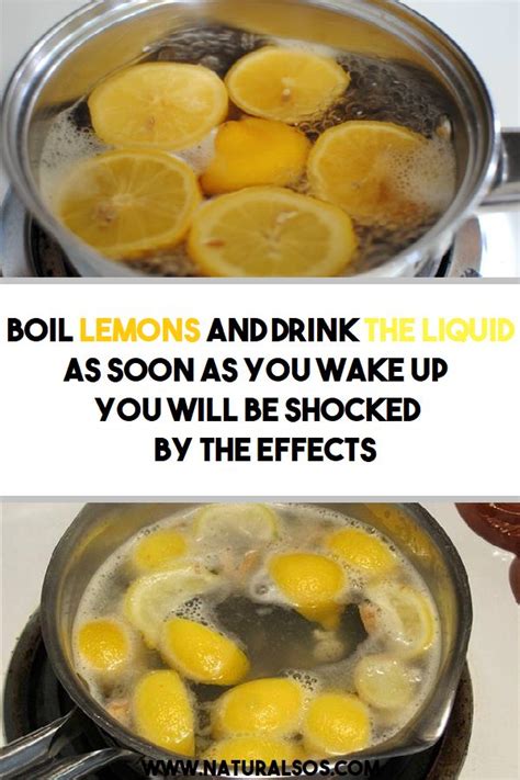 Is it OK to boil lemon?