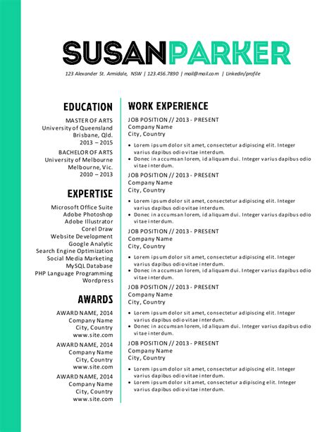 Is it OK to bold in resume?