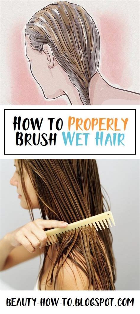 Is it OK to brush hair when wet?