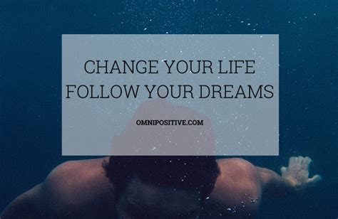 Is it OK to change your dream?