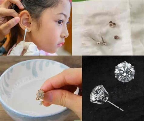 Is it OK to clean earrings with water?
