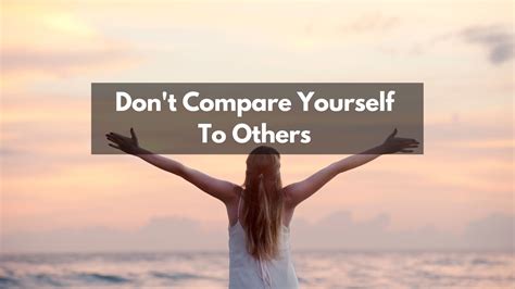 Is it OK to compare yourself?