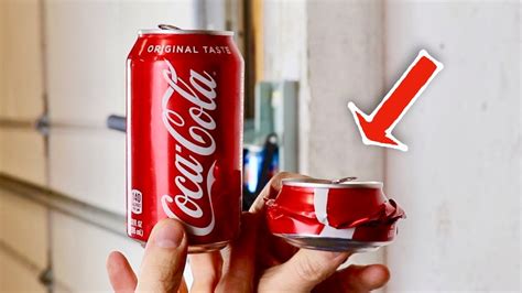 Is it OK to crush soda cans?