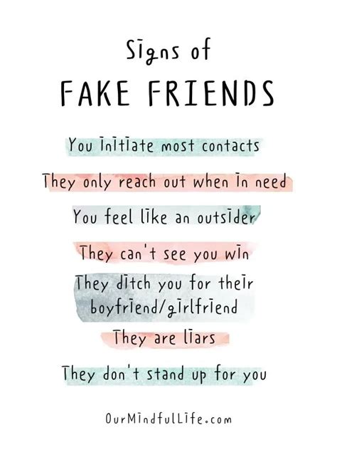 Is it OK to cut off fake friends?