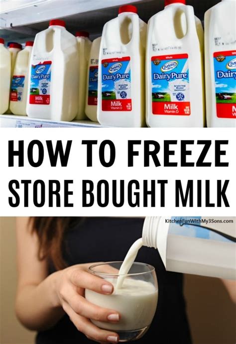 Is it OK to drink milk that was frozen?