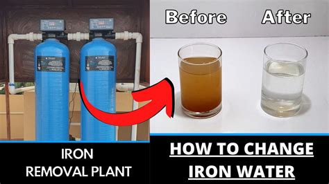 Is it OK to drink well water with iron?