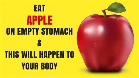 Is it OK to eat apple on empty stomach?