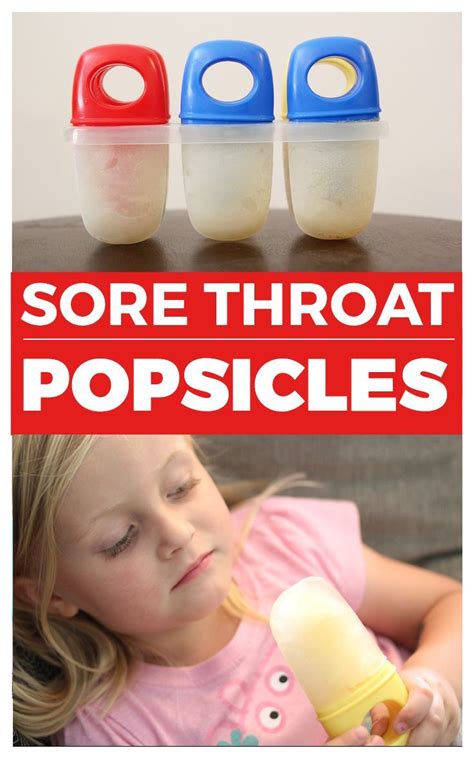 Is it OK to eat popsicles with strep throat?