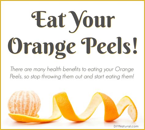 Is it OK to eat the peels of an orange?