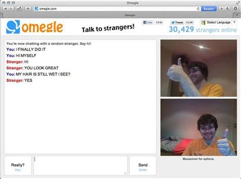 Is it OK to go on Omegle?