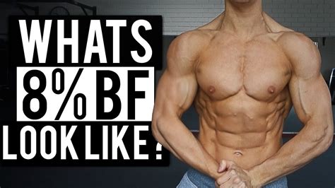 Is it OK to have 8% body fat?