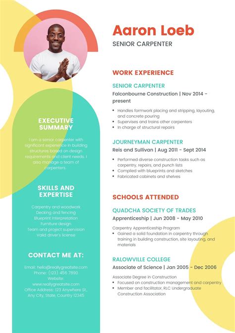 Is it OK to have a colorful resume?