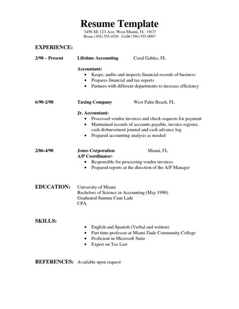 Is it OK to have a simple resume?