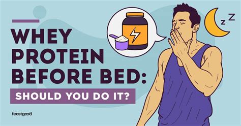 Is it OK to have whey protein before bed?
