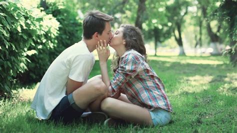 Is it OK to have your first kiss at 12?