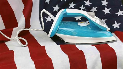 Is it OK to iron a flag?