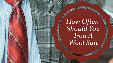 Is it OK to iron a wool suit?