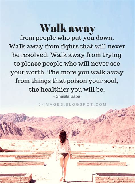 Is it OK to just walk away?